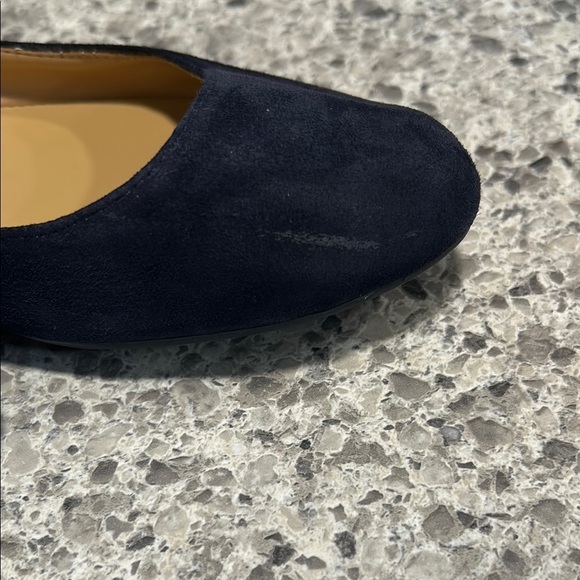Talbots Women's Navy Suede Ballet Flats Size 6M - Picture 9 of 9